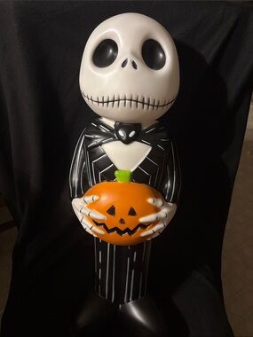 Jack Skellington Lighted Blow Mold outdoor decoration 24 inch tall
